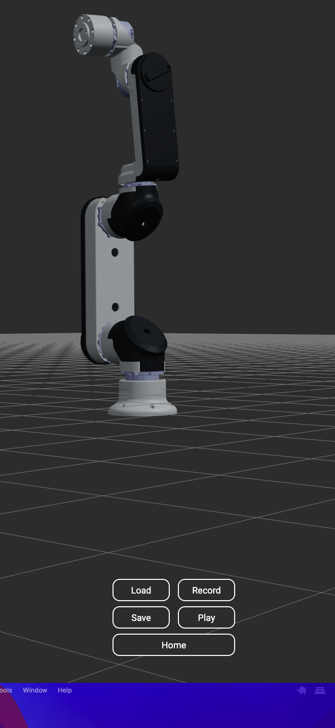 Robot arm simulation